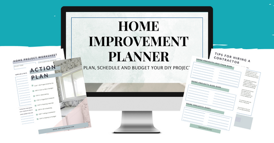 DIGITAL-Home Improvement Planner (Instant Download)