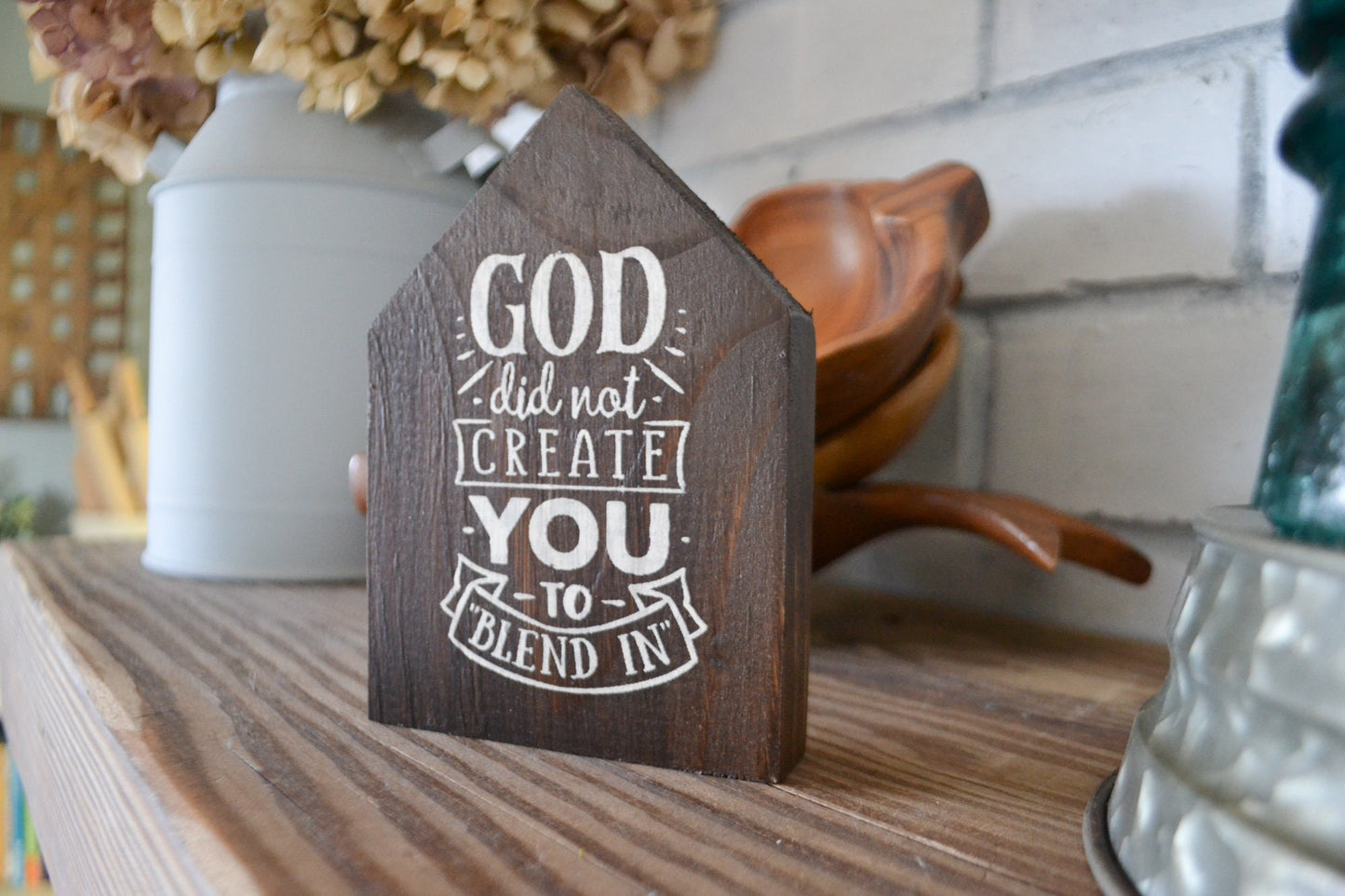 Mini House Decor-Mini Sign Decor-Tiered Tray Decor