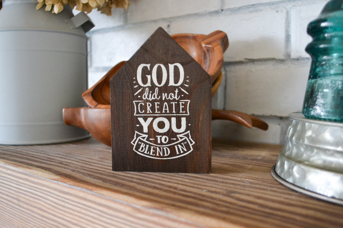 Mini House Decor-Mini Sign Decor-Tiered Tray Decor