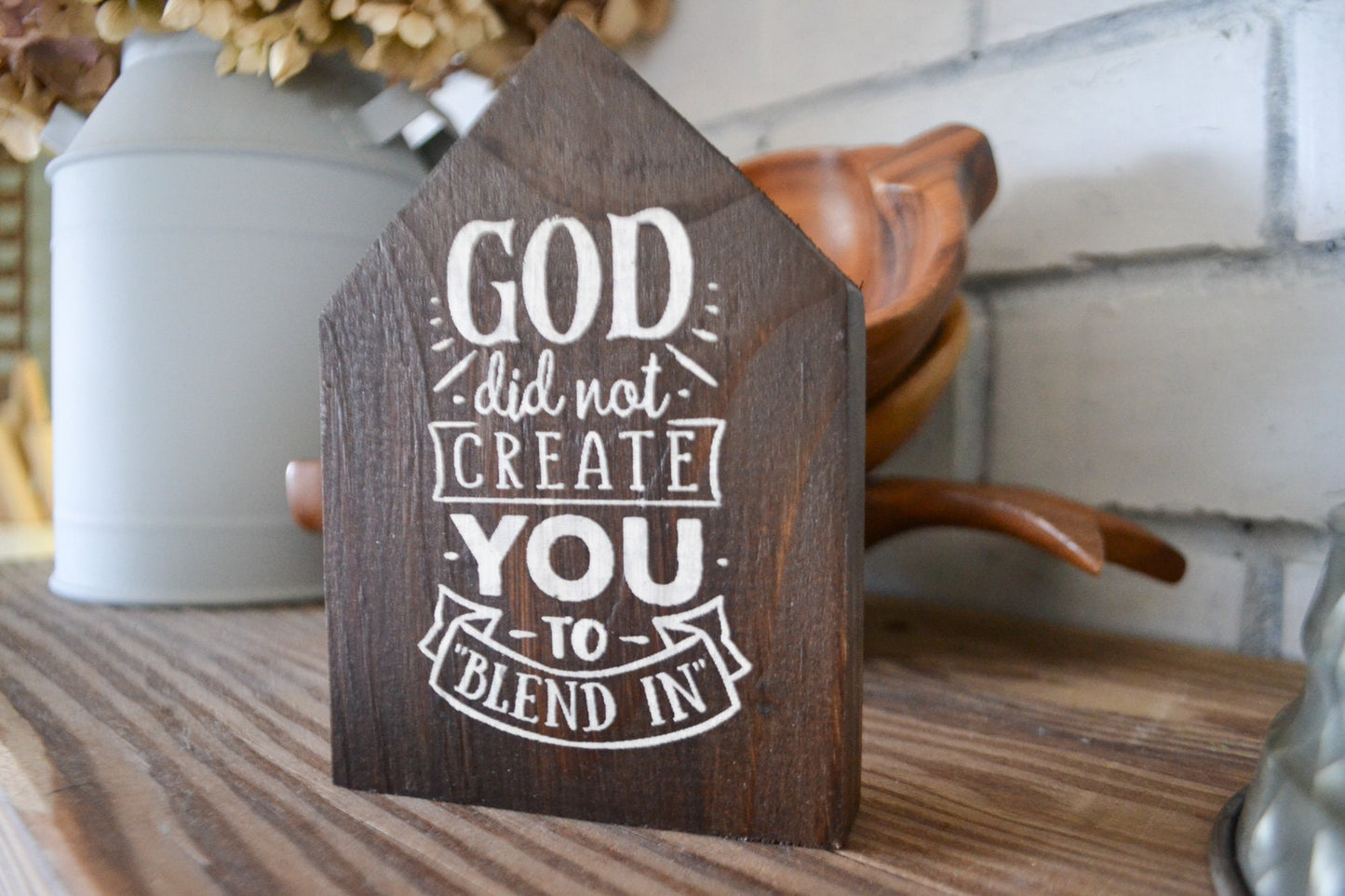 Mini House Decor-Mini Sign Decor-Tiered Tray Decor