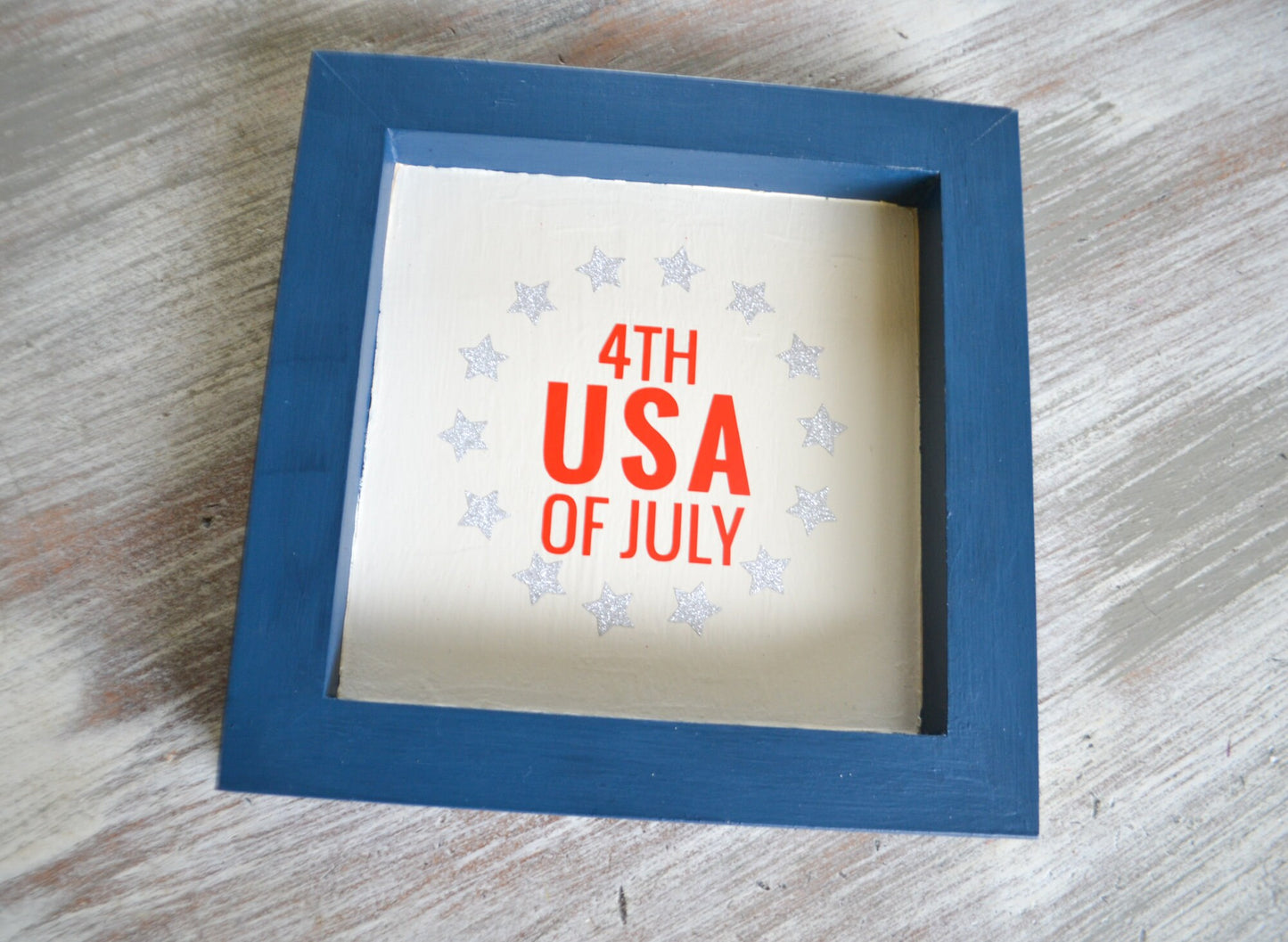 4th of July Small Wood Sign-USA Decor-4th of July Decor-Independence Day-Americana Decor-Summer Decor