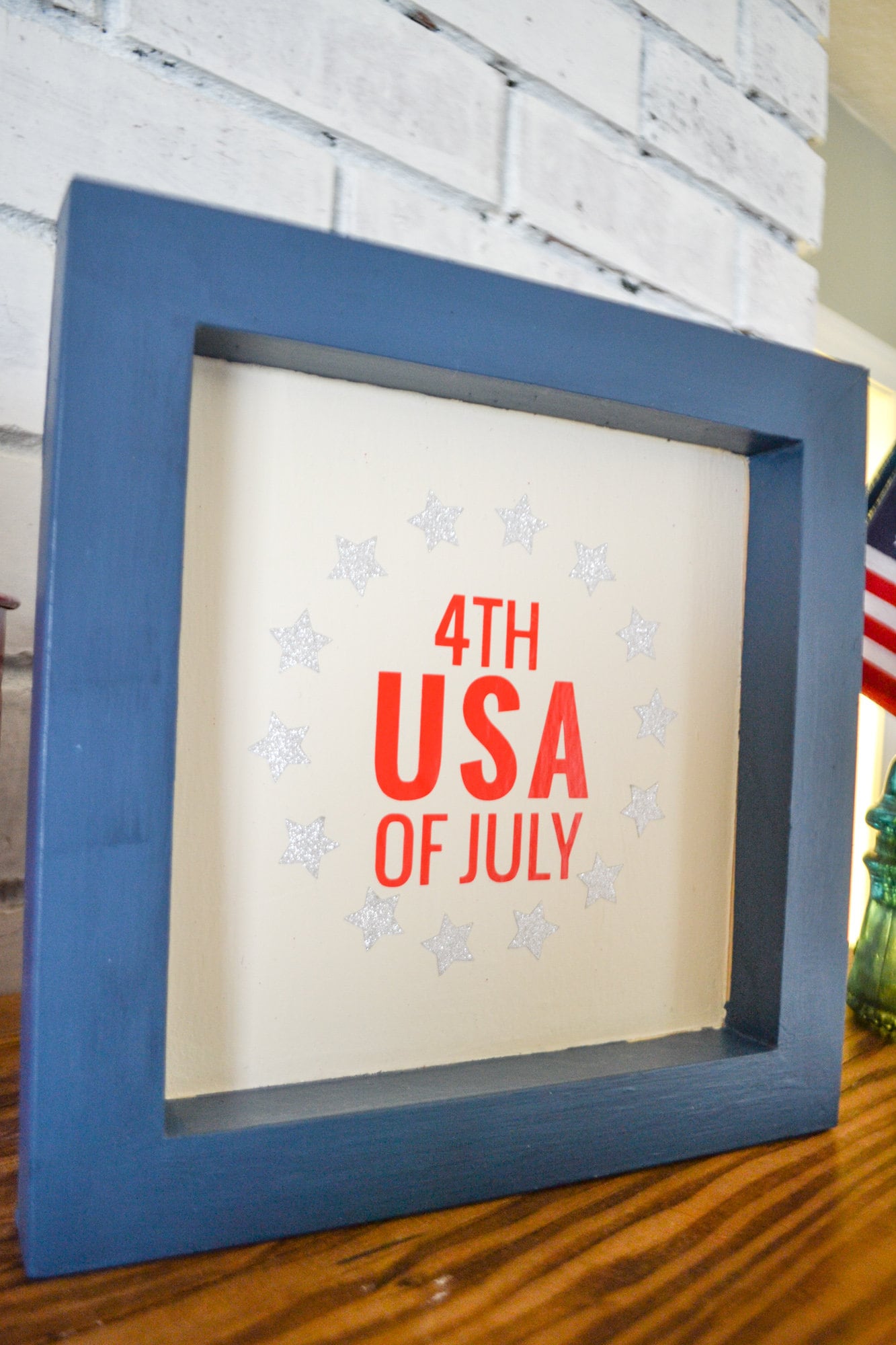 4th of July Small Wood Sign-USA Decor-4th of July Decor-Independence Day-Americana Decor-Summer Decor