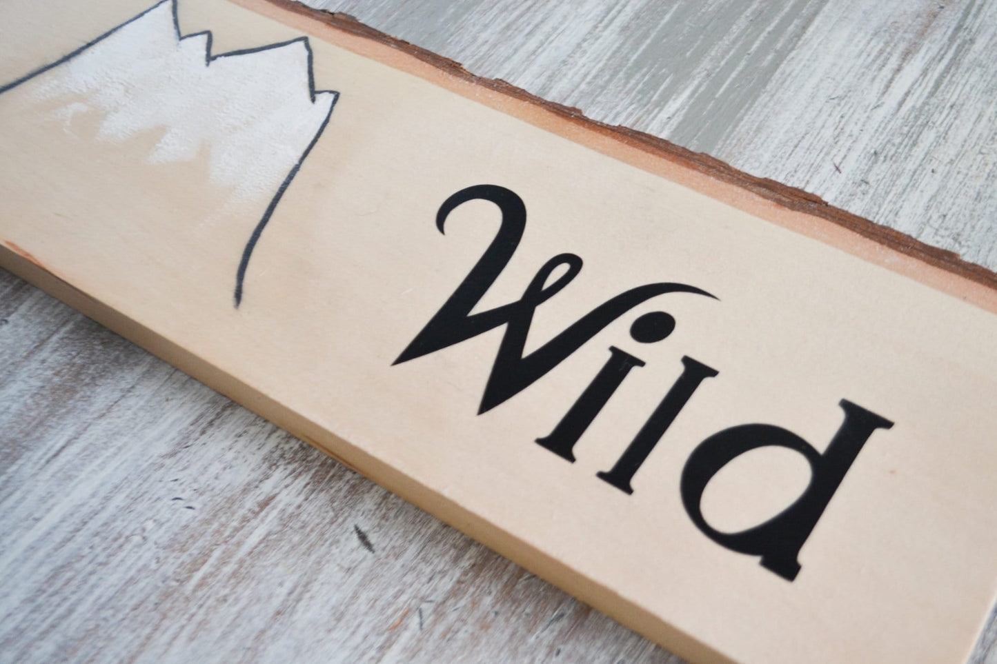 Rustic Stay Wild Wood Sign-Farmhouse Sign-Nursery Decor