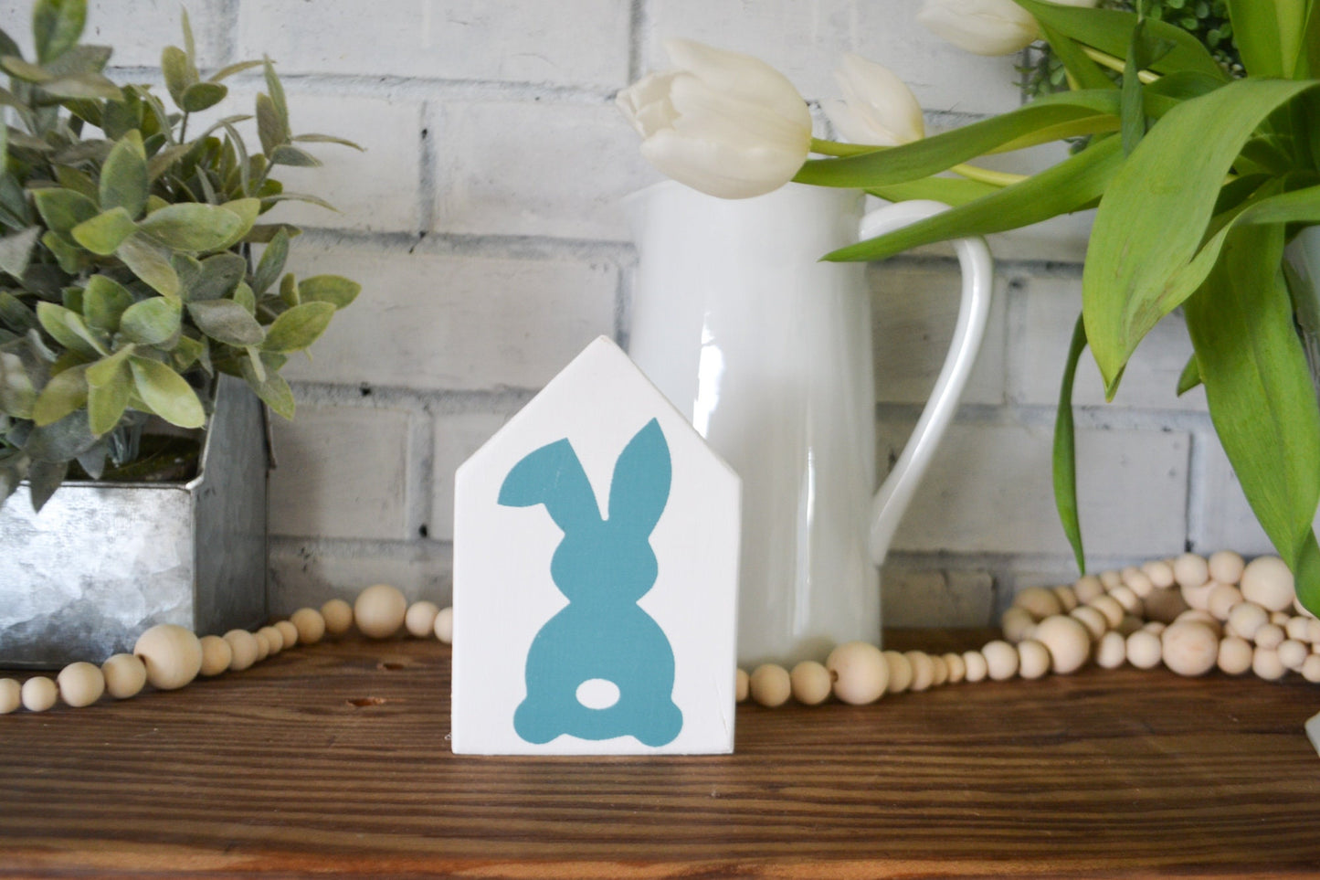 Mini Bunny Home Decor-Tiered Tray Decor-Easter Decoration for Tiered Tray