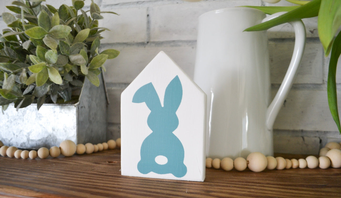 Mini Bunny Home Decor-Tiered Tray Decor-Easter Decoration for Tiered Tray