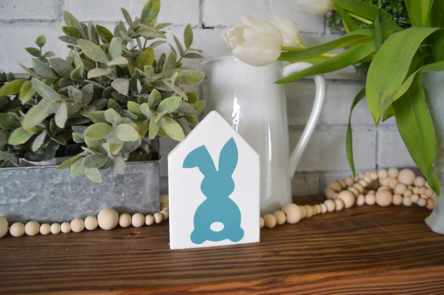 Mini Bunny Home Decor-Tiered Tray Decor-Easter Decoration for Tiered Tray