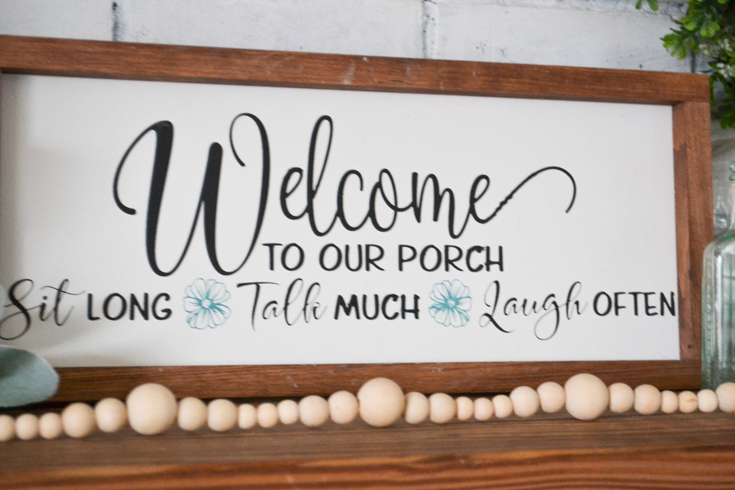 Welcome to Our Porch-Porch Sign-Porch Decor-Welcome Sign