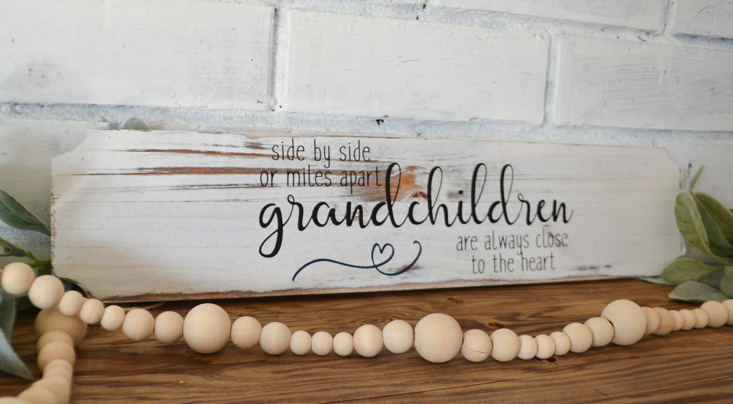 Grandchildren Sign-Grandparent Gift