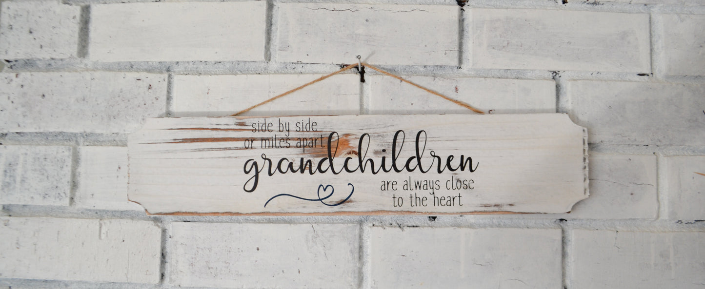 Grandchildren Sign-Grandparent Gift