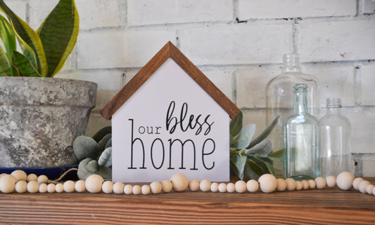 Bless Our Home Sign